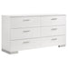 Felicity 5-piece Eastern King Platform Bedroom Set White