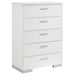 Felicity 5-piece California King Platform Bedroom Set White