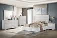 Felicity 53-inch Upholstered Full Platform Bed White