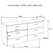 Felicity 4-piece Twin Bedroom Set White High Gloss