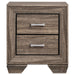 Kauffman 5-piece Eastern King Bedroom Set Washed Taupe