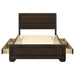 Kauffman Wood Queen Storage Panel Bed Dark Cocoa