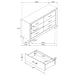 Kauffman 4-piece Eastern King Bedroom Set Dark Cocoa