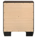 Kauffman 2-drawer Nightstand Dark Cocoa