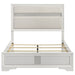 Miranda 54-inch Upholstered Full Panel Bed White