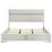 Miranda 54-inch Upholstered Eastern King Panel Bed White