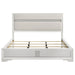 Miranda 54-inch Upholstered California King Panel Bed White