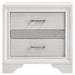 Miranda 3-drawer Nightstand Bedside Table White
