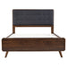 Robyn Wood Full Platform Bed Dark Walnut