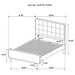 Robyn 4-piece Full Bedroom Set Dark Walnut