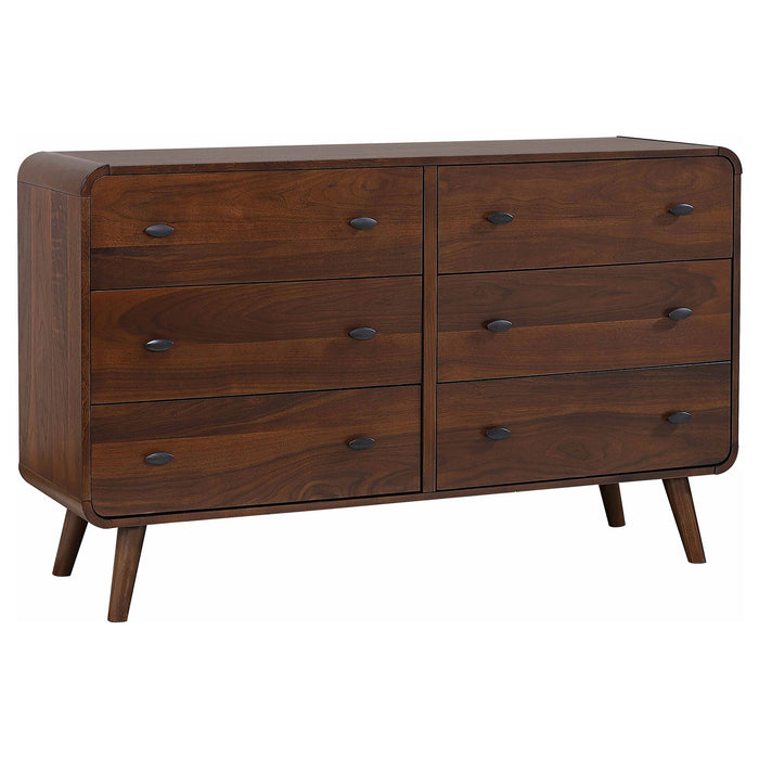 Robyn 4-piece Queen Bedroom Set Dark Walnut
