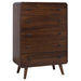 Robyn 5-piece Twin Bedroom Set Dark Walnut