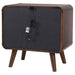 Robyn 2-drawer Nightstand Bedside Table Dark Walnut