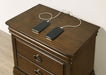 Garland 2-drawer Nightstand Bedside Table Brown Cherry