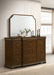 Garland 9-drawer Bedroom Dresser with Mirror Brown Cherry