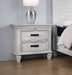 Franco 2-drawer Nightstand Distressed White