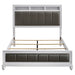 Barzini 4-piece Eastern King Bedroom Set White