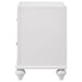 Barzini 2-drawer Nightstand White