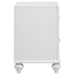 Barzini 2-drawer Nightstand White