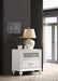Barzini 2-drawer Nightstand White