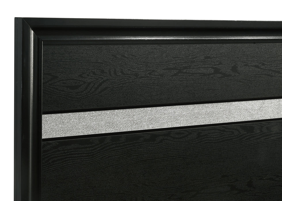 Miranda 4-piece Full Bedroom Set Black