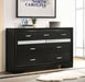 Miranda 9-drawer Dresser Black