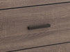 Brantford 6-drawer Dresser with Mirror Barrel Oak