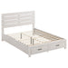 Brantford Wood Queen Storage Panel Bed Coastal White