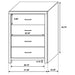 Brantford 5-piece Queen Bedroom Set Coastal White