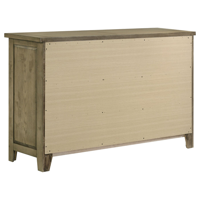Hazlewood 5-piece Eastern King Bedroom Set Vineyard Oak