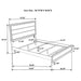 Watson Five-piece Full Bedroom Set Grey Oak