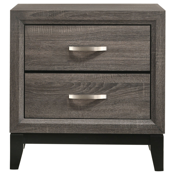 Watson Four-piece Eastern King Bedroom Set Grey Oak