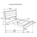 Watson Four-piece Queen Bedroom Set Grey Oak