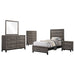 Watson Five-piece Twin Bedroom Set Grey Oak