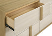 Hyland 6-drawer Dresser Natural