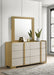 Hyland 6-drawer Dresser with Mirror Natural