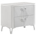 Cassia 4-piece Eastern King LED Bedroom Set White High Gloss