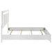 Cassia Queen LED Panel Bed White High Gloss