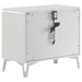 Cassia 4-piece Queen LED Bedroom Set White High Gloss
