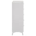 Cassia 5-drawer Bedroom Chest of Drawers White High Gloss