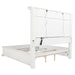 McKinney California King LED Light Panel Bed Vintage White