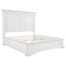 McKinney California King LED Light Panel Bed Vintage White