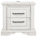 McKinney 2-drawer Nightstand with Dual USB Vintage White