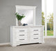 McKinney 6-drawer Bedroom Dresser with Mirror Vintage White