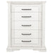McKinney 5-drawer Bedroom Chest of Drawers Vintage White