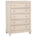 Pembroke 5-piece Eastern King Bedroom Set Washed Oak