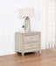 Pembroke 2-drawer Nightstand Bedside Table Washed Oak