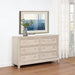 Pembroke 6-drawer Bedroom Dresser Cabinet Washed Oak