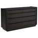 Leandro 5-piece Queen Bedroom Set Burnished Black