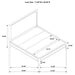 Solano 56-inch Eastern King Panel Bed Weathered Mango